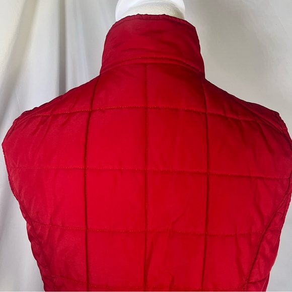 Lauren Ralph Lauren Quilted Vest‎ Red Size Small - Picture 10 of 12